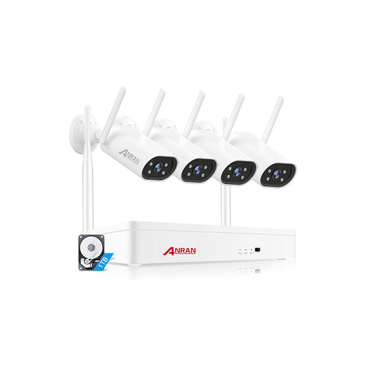 ANRAN 5MP Security Camera System Outdoor Wireless CCTV 8CH NVR with HDD