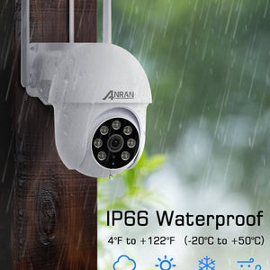 ANRAN P3 Max 5MP WiFi PTZ Camera with 360° View（Can't add on NVR）