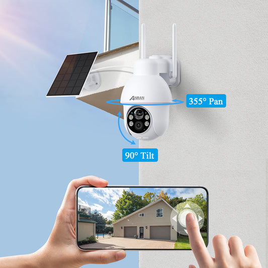 ANRAN Q3 Max 5MP Solar Battery Camera
