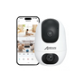 ANRAN 2 en 1 Diseño de lentes duales 3MP HD Cámara de seguridad y monitor para bebés