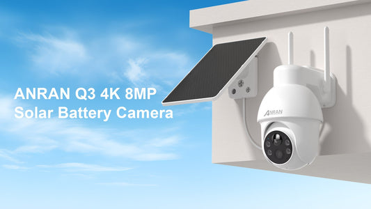 ANRAN Q3 4K 8MP Solar Battery Camera – Smarter, Clearer, and Truly Wireless