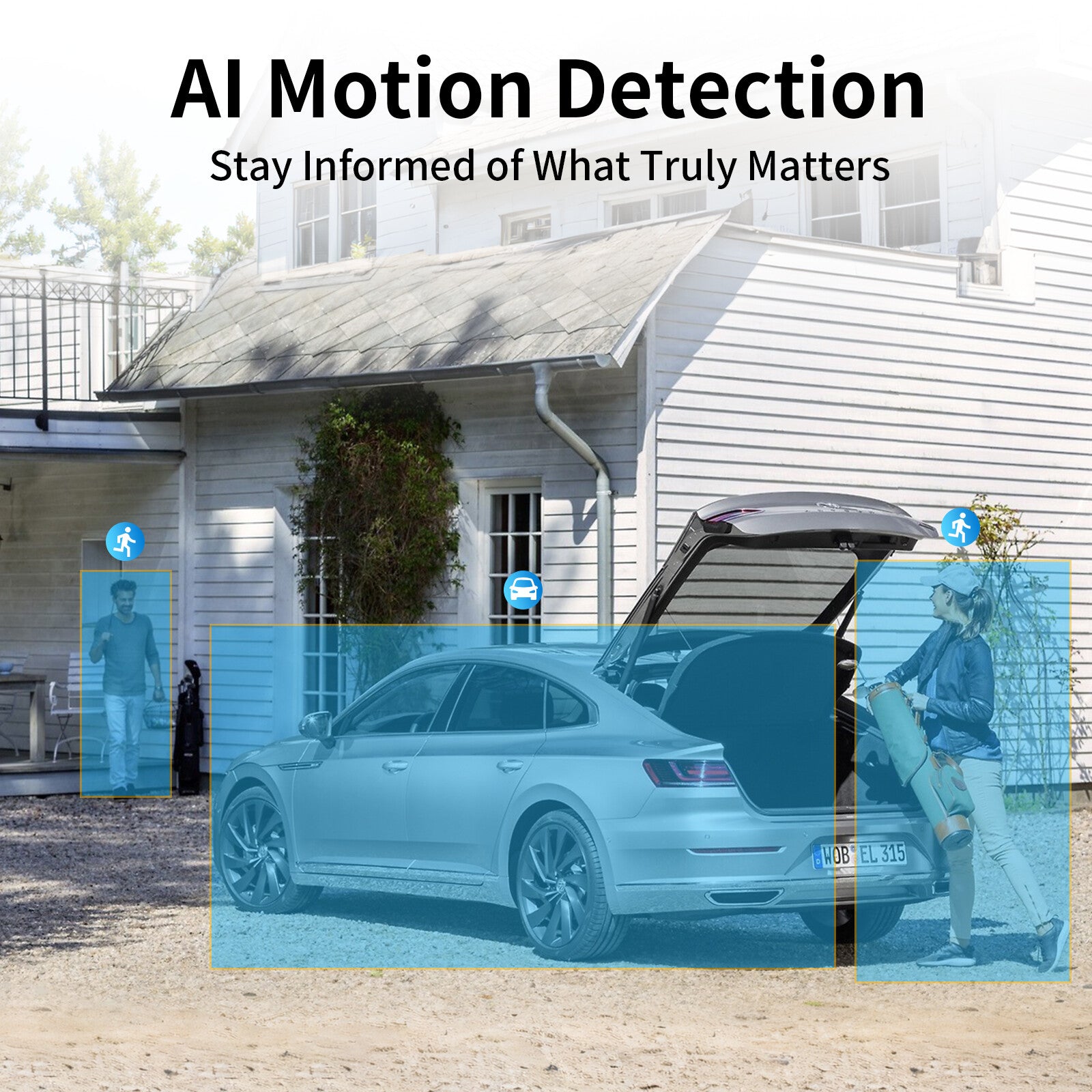 4MP Wifi C3 Solar Battery Camera System with 32GB SD Card