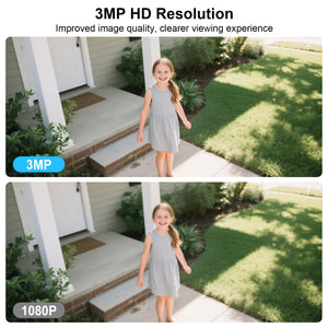 ANRAN 2K WiFi Wireless Solar Powered Security IP Camera Outdoo Full Color Night