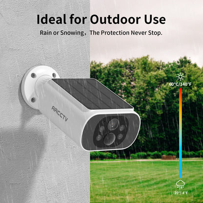 4MP Wifi C3 Solar Battery Camera System with 32GB SD Card