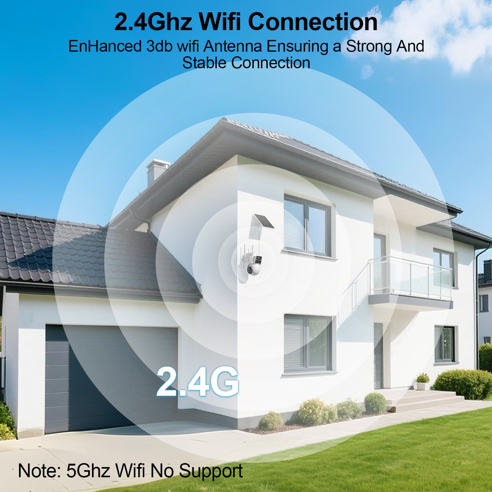 ANRAN 4MP(2MP+2MP) Dual-lens Wireless Solar Security Camera with 2-Way Talk