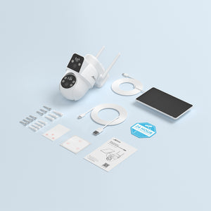 ANRAN 4MP(2MP+2MP) Dual-lens Wireless Solar Security Camera with 2-Way Talk