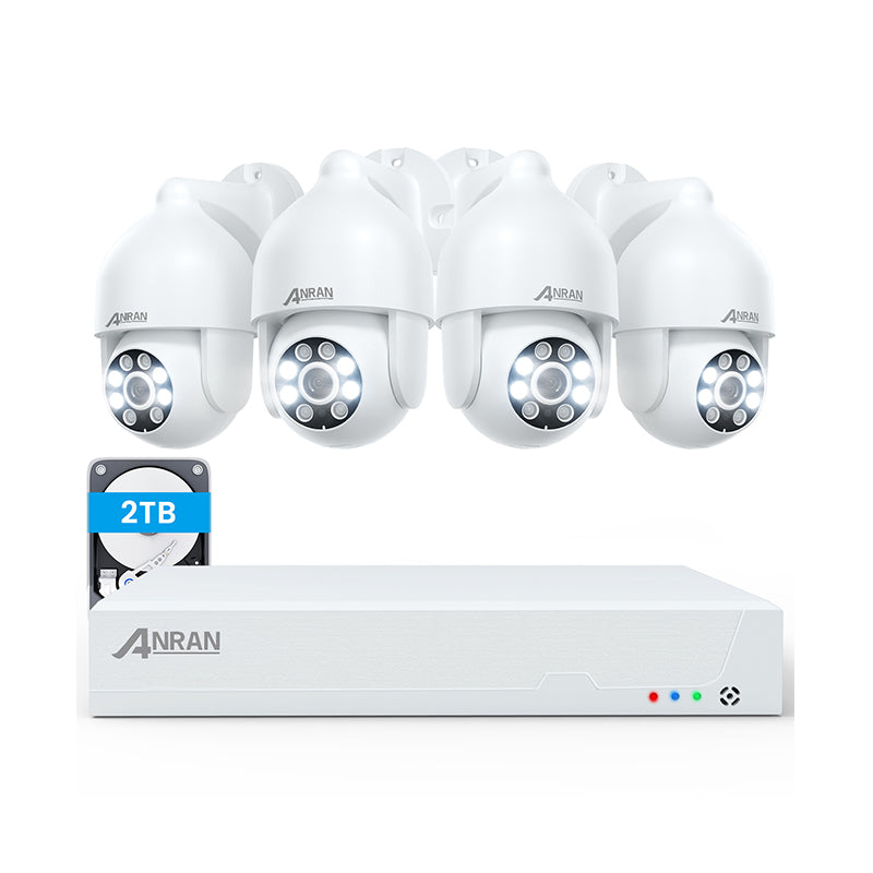 ANRAN 4K 8MP POE Security Camera System 2TB HDD Built-in