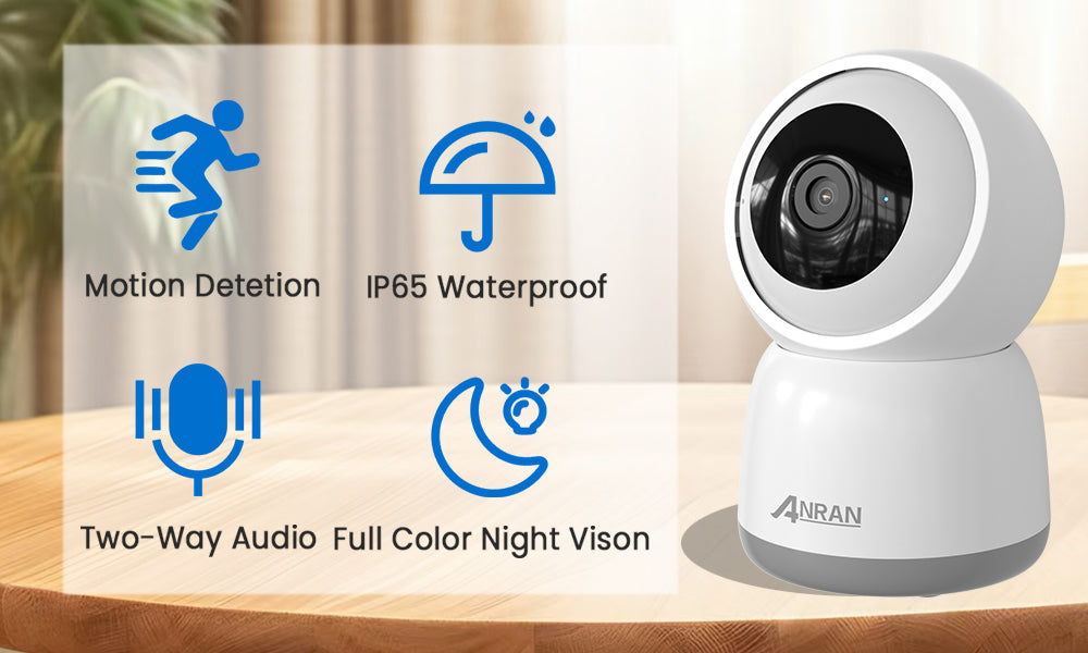 ANRAN 5MP FHD Baby Monitor Security Camera