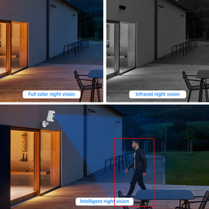 ANRAN 2K 4G Solar Outdoor Camera With Sim Card Two Way Audio