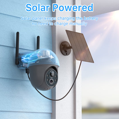 ANRAN Q1 Max 5MP Solar Battery Camera-Gray