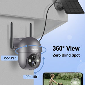 ANRAN Q1 Pro 2K 太陽電池カメラ