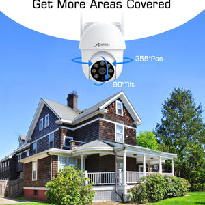 ANRAN P3 5MP WiFi PTZ Camera with 360° View（Can't add to NVR, this camera can't add to your NVR）
