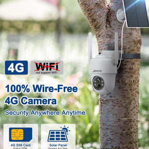 ANRAN G1 2K 3G/4G LTE Batterie solaire Caméra de sécurité