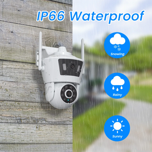 ANRAN P7 3MP Surveillance Camera Dual Lens Dual Live View Outdoor Camera