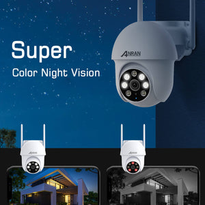ANRAN P3 5MP WiFi PTZ Camera with 360° View（Can't add to NVR, this camera can't add to your NVR）