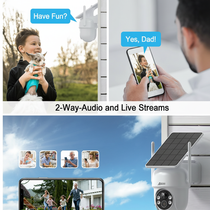 ANRAN Q4 Max 5MP integrierte Solarkamera