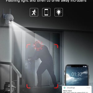 ANRAN P3 5MP WiFi PTZ Camera with 360° View（Can't add to NVR, this camera can't add to your NVR）