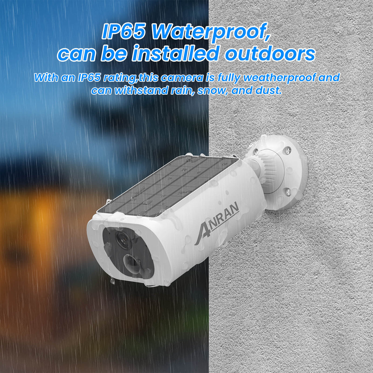 3MP Solar Battery Camera | Premium Outdoor Security Solution – ANRAN ...