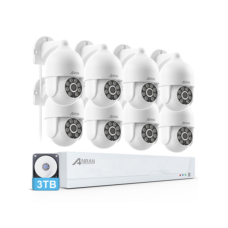 4K 8CH 8MP POE Security Camera System HDD Built