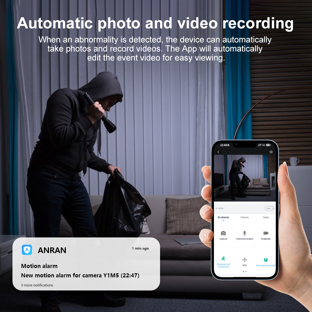 ANRAN 5MP FHD Baby Monitor Security Camera