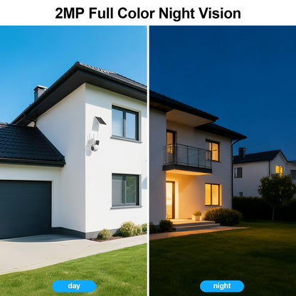 ANRAN 4MP(2MP+2MP) Dual-lens Wireless Solar Security Camera with 2-Way Talk