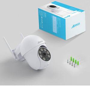 ANRAN P3 5MP WiFi PTZ Camera with 360° View（Can't add to NVR, this camera can't add to your NVR）