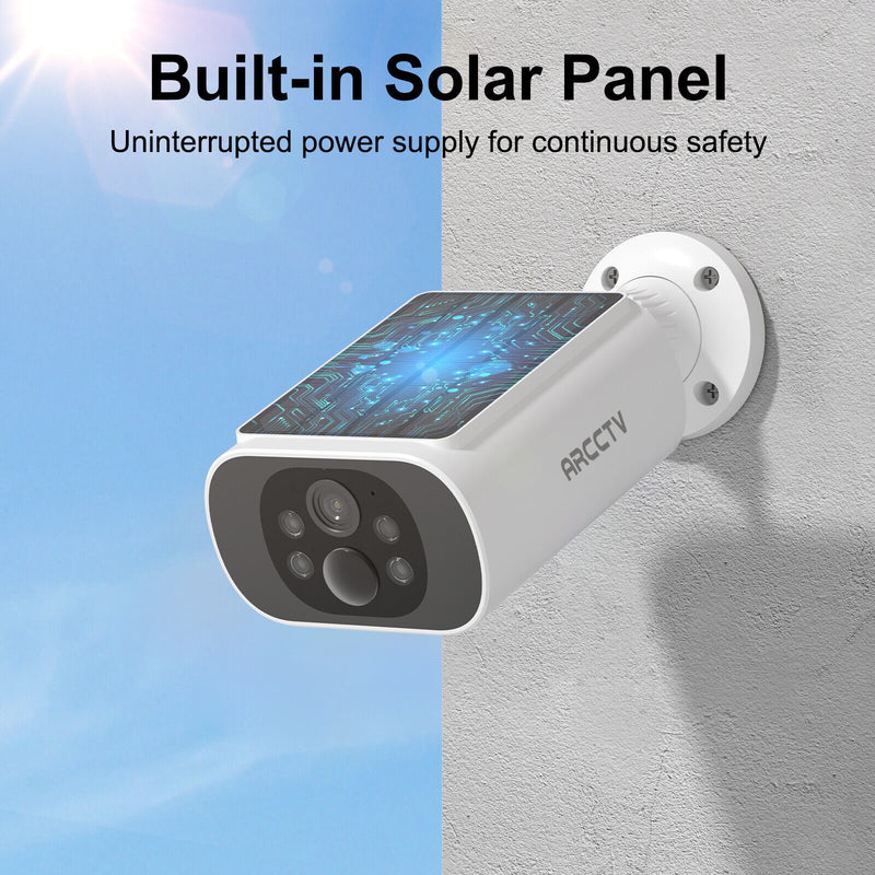 4MP Wifi C3 Solar Battery Camera System with 32GB SD Card