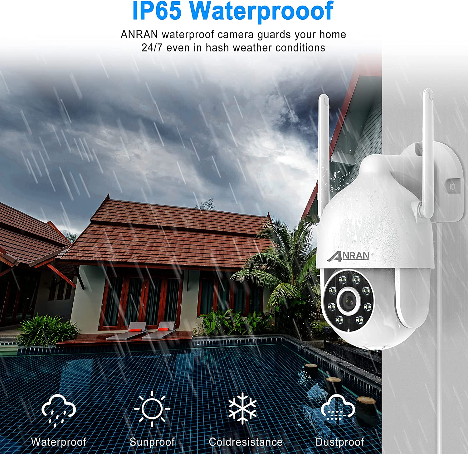 5MP Telecamera Wi-Fi Esterno, 2,4Ghz/5Ghz - Audio/Video In Vendita A Trento - Foto 13