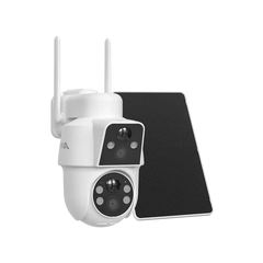 ANRAN 4MP(2MP+2MP) Dual-lens Wireless Solar Security Camera with 2-Way Talk