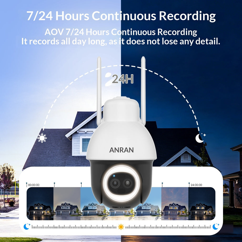 ANRAN QV4M5 AOV 5MP Solar Battery Camera