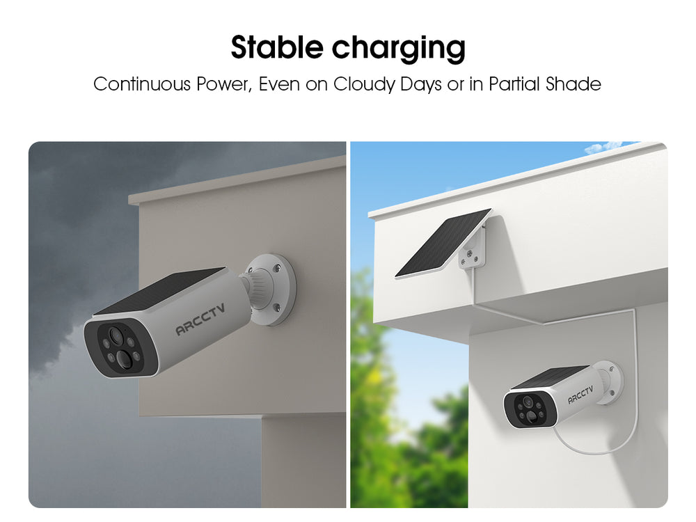 4MP 6Channel C3 Solar Battery Wireless Security Camera System with 32GB SD Card