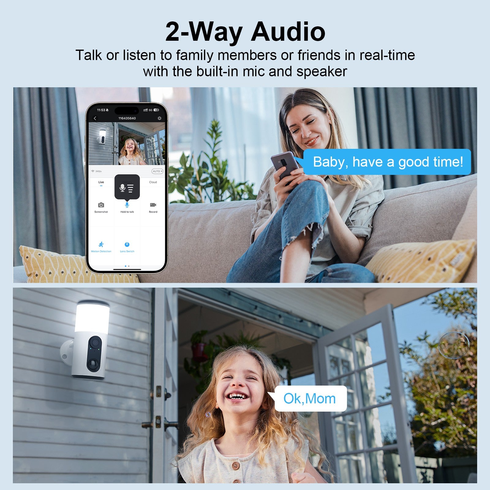 ANRAN F2M3 2K Solar Floodlight Security Camera