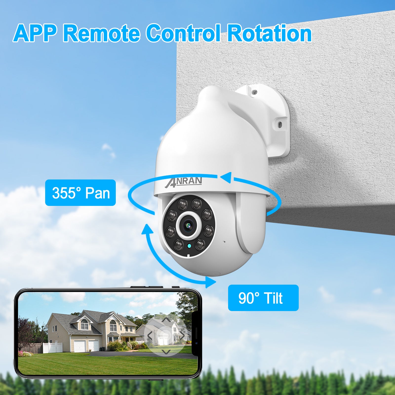 ANRAN 3K 5MP POE セキュリティカメラシステム – ANRAN Security Camera