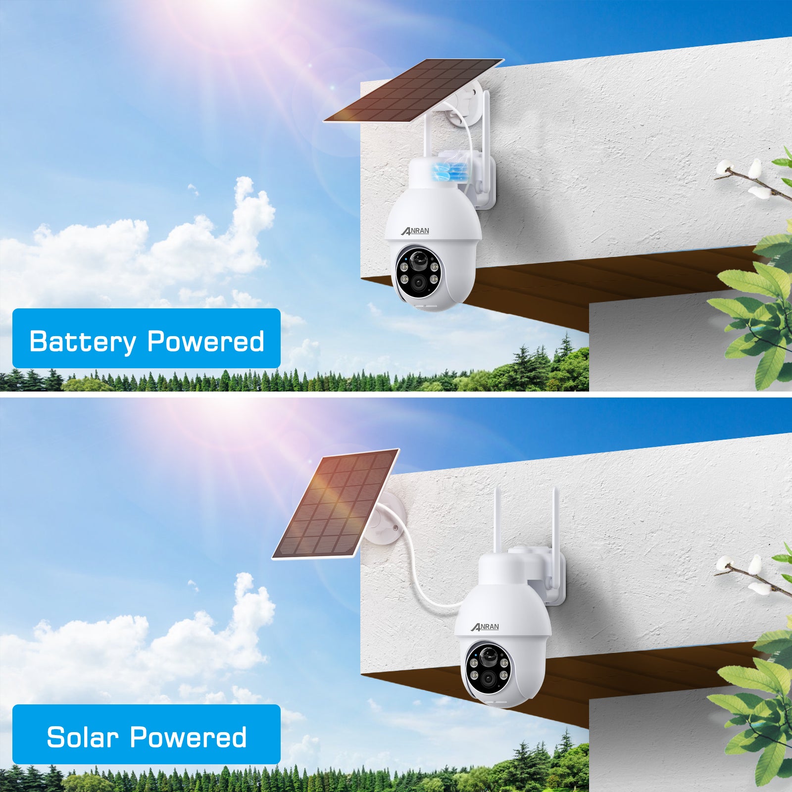 5MP Solar Security Camera | Hassle-Free Home Monitoring – ANRAN