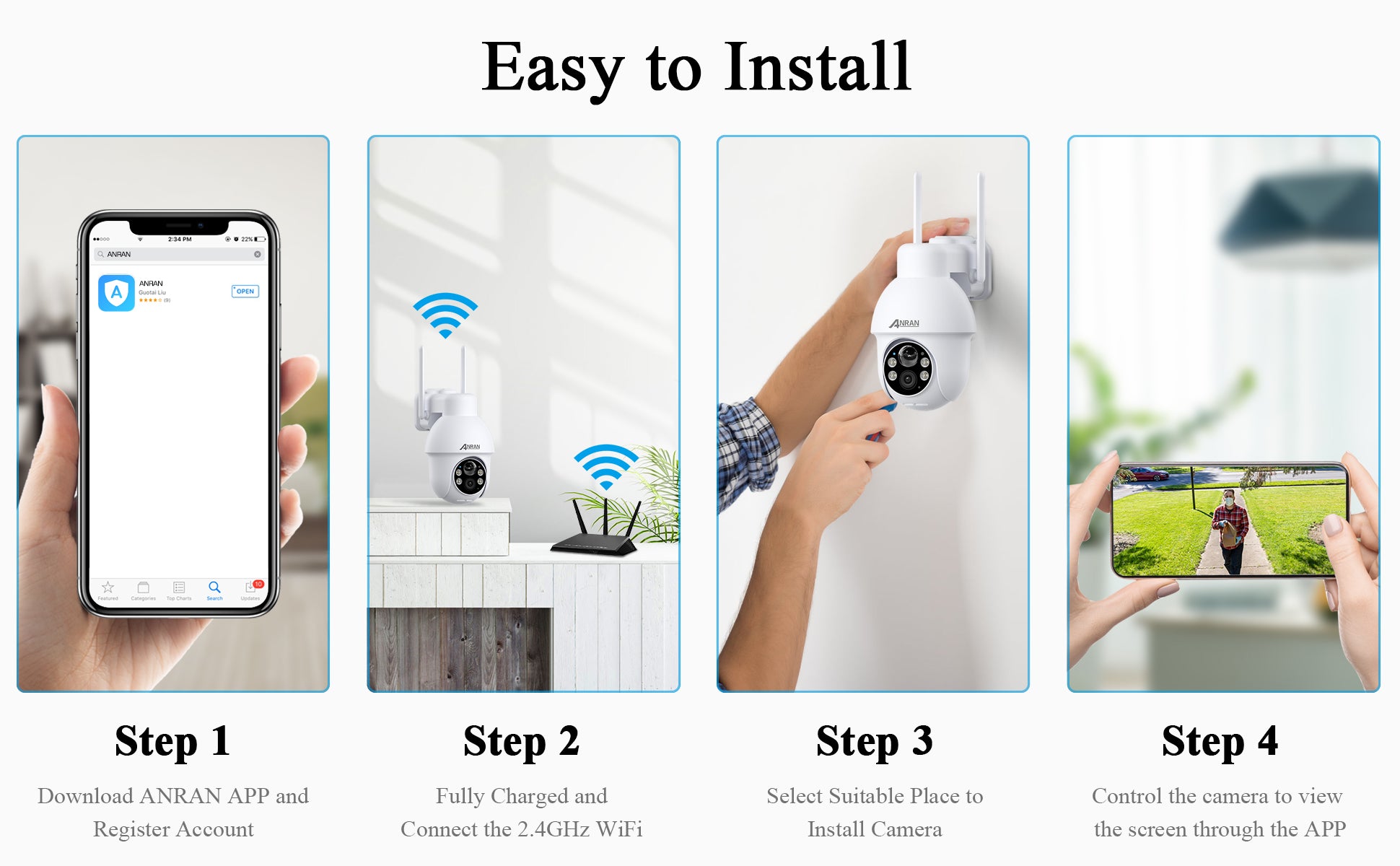 5MP Solar Security Camera | Hassle-Free Home Monitoring – ANRAN