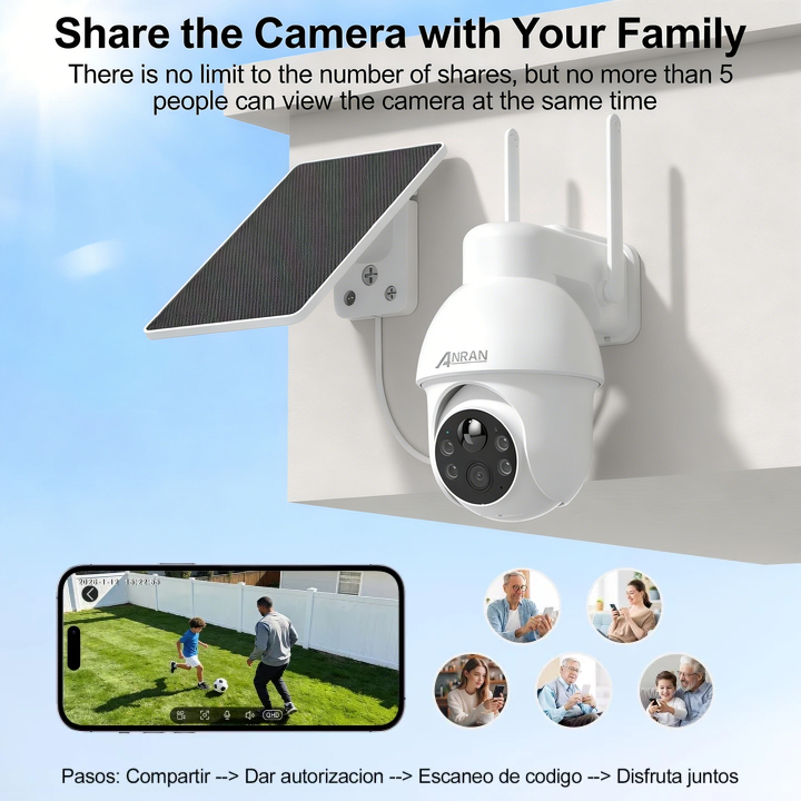 360° Solar Camera – Always On, Always Powered