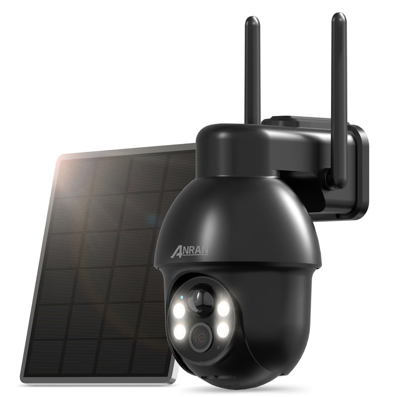 ANRAN Q3 Max Caméra solaire à batterie 5MP (Noir)