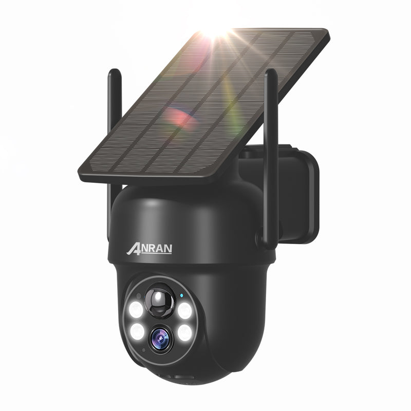 ANRAN Q4 Max 5MP Caméra solaire intégrée