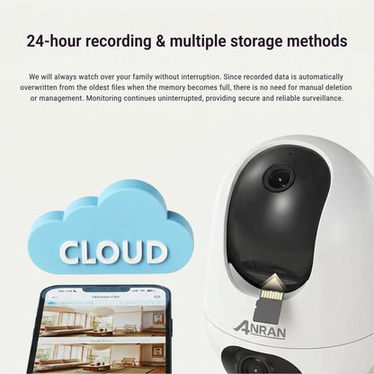 ANRAN 5MP FHD Caméra de surveillance pour bébé