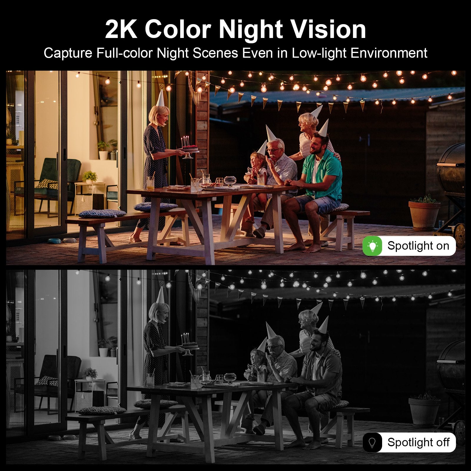 ANRAN F2M3 2K Solar Floodlight Security Camera