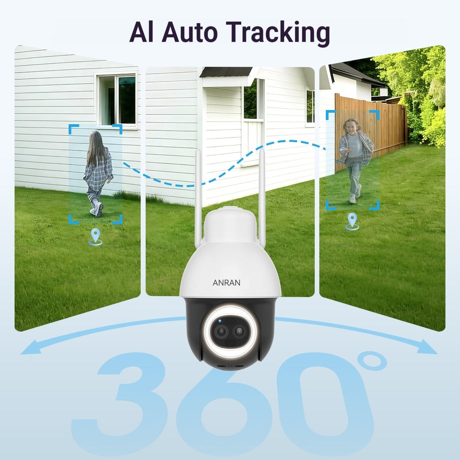 ANRAN QV4M5 AOV 5MP Solar Battery Camera