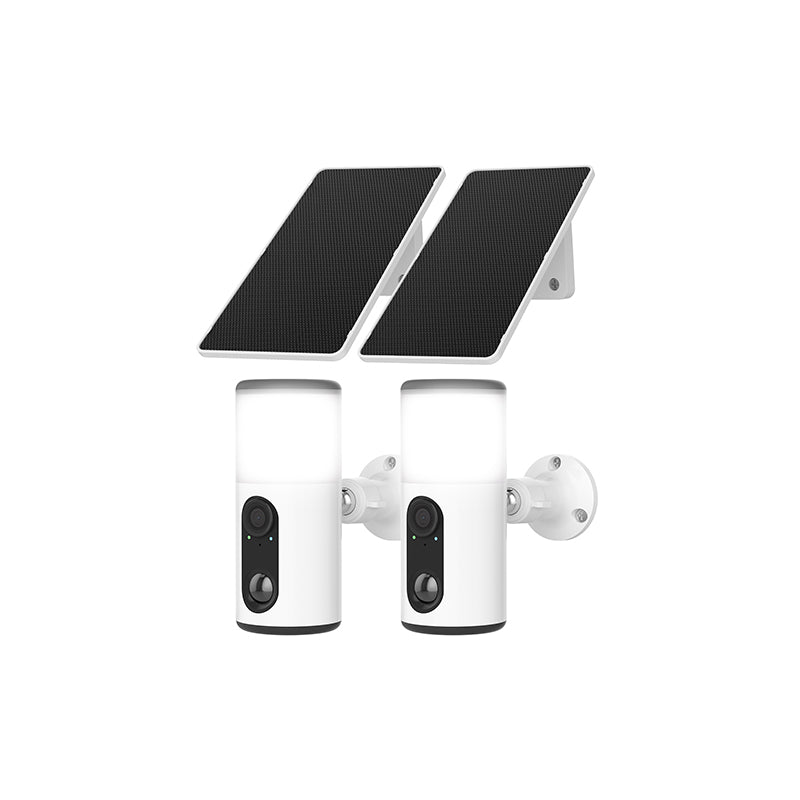 F2M3 2K Solar Floodlight Security Camera