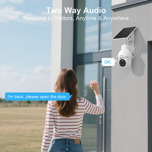 ANRAN Q3 4K 8MP Solar Battery Camera