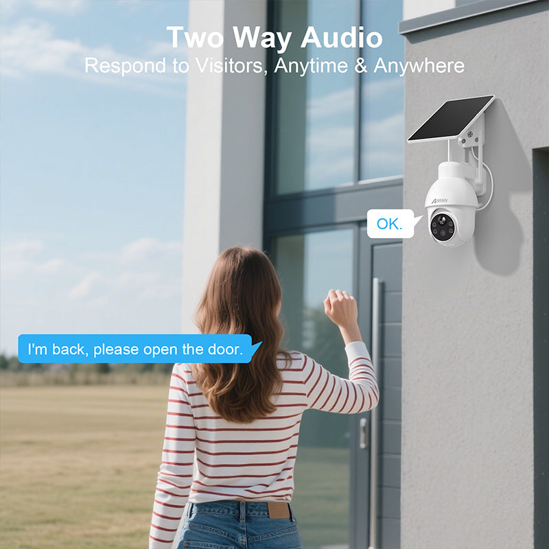 ANRAN Q3 4K 8MP Solar Battery Camera