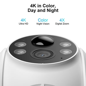 ANRAN Q3 4K 8MP Solar Battery Camera