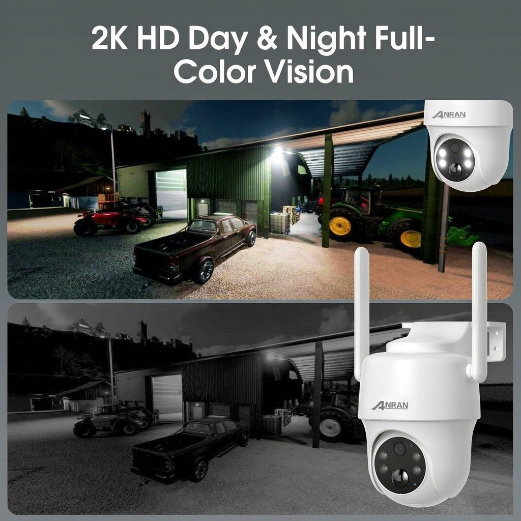 2K ソーラーバッテリー防犯カメラ | WiFi不要！ – ANRAN Security Camera